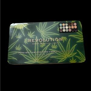 Revolution Cannabis-Inspired Eyeshadow Palette with Botanical Design